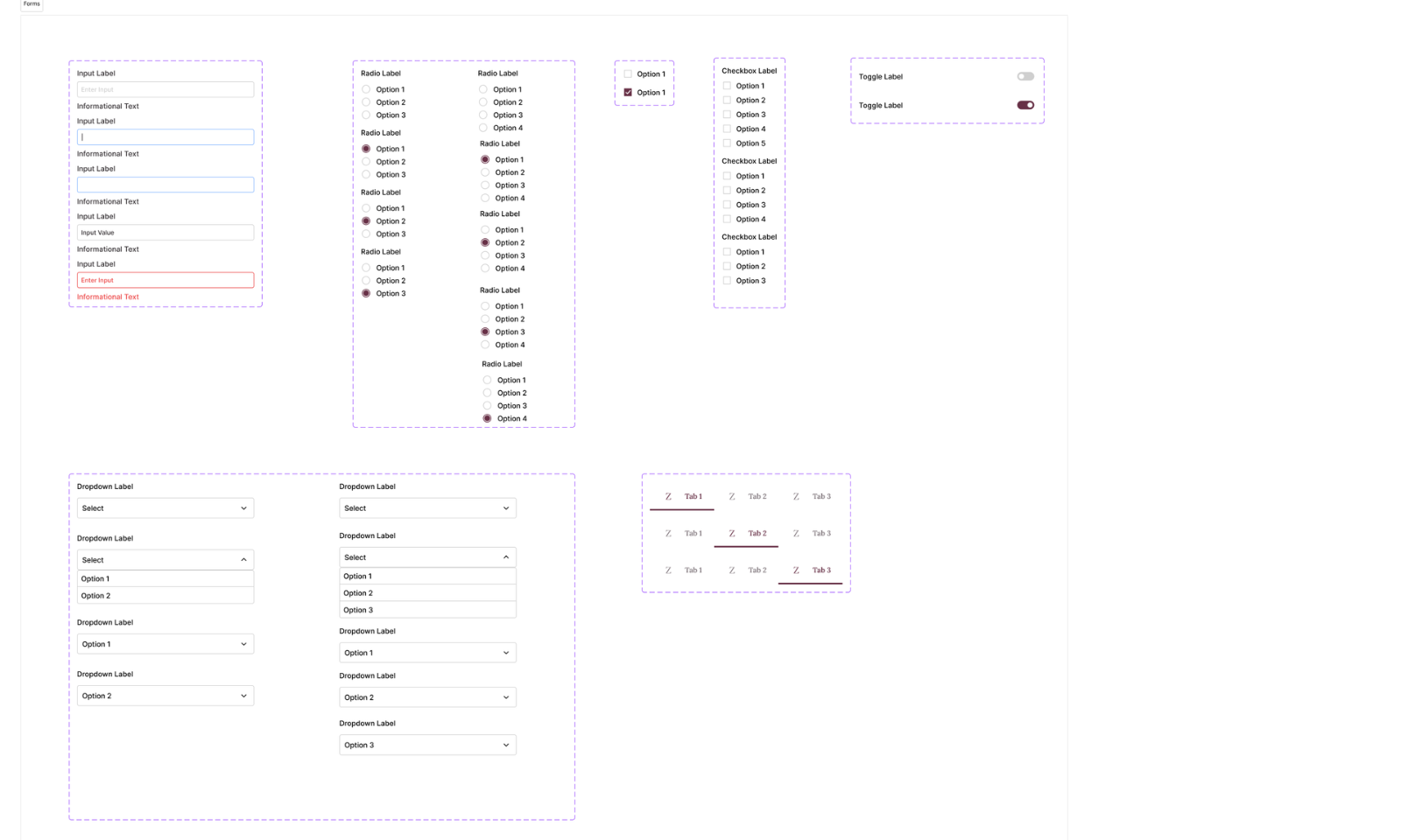 Zyra forms and controls components